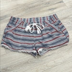 Rewind High Waist Red, white & Blue Shorts
